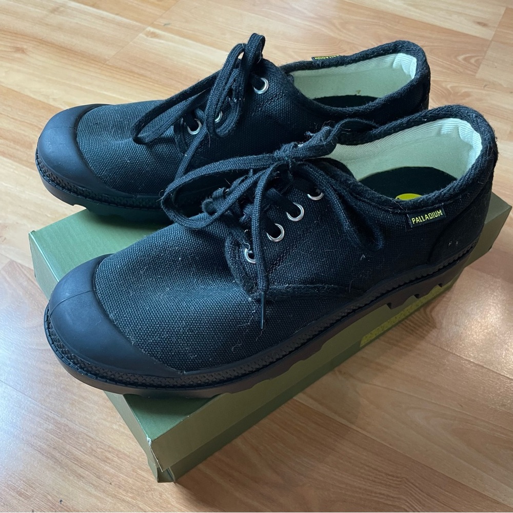 Palladium pampa ox low-top black sneakers